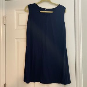 Navy cotton dress